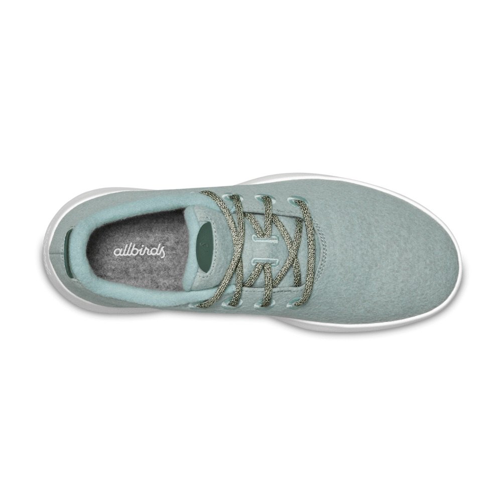 Allbirds Men\'s Wool Runner Mizzles - Sneakers Mint - EDX169254